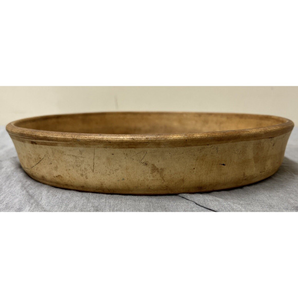 Pampered Chef VTG SASSAFRAS Enterprise Stoneware 11" Round Deep Dish Baker Pizza - Picture 5 of 8